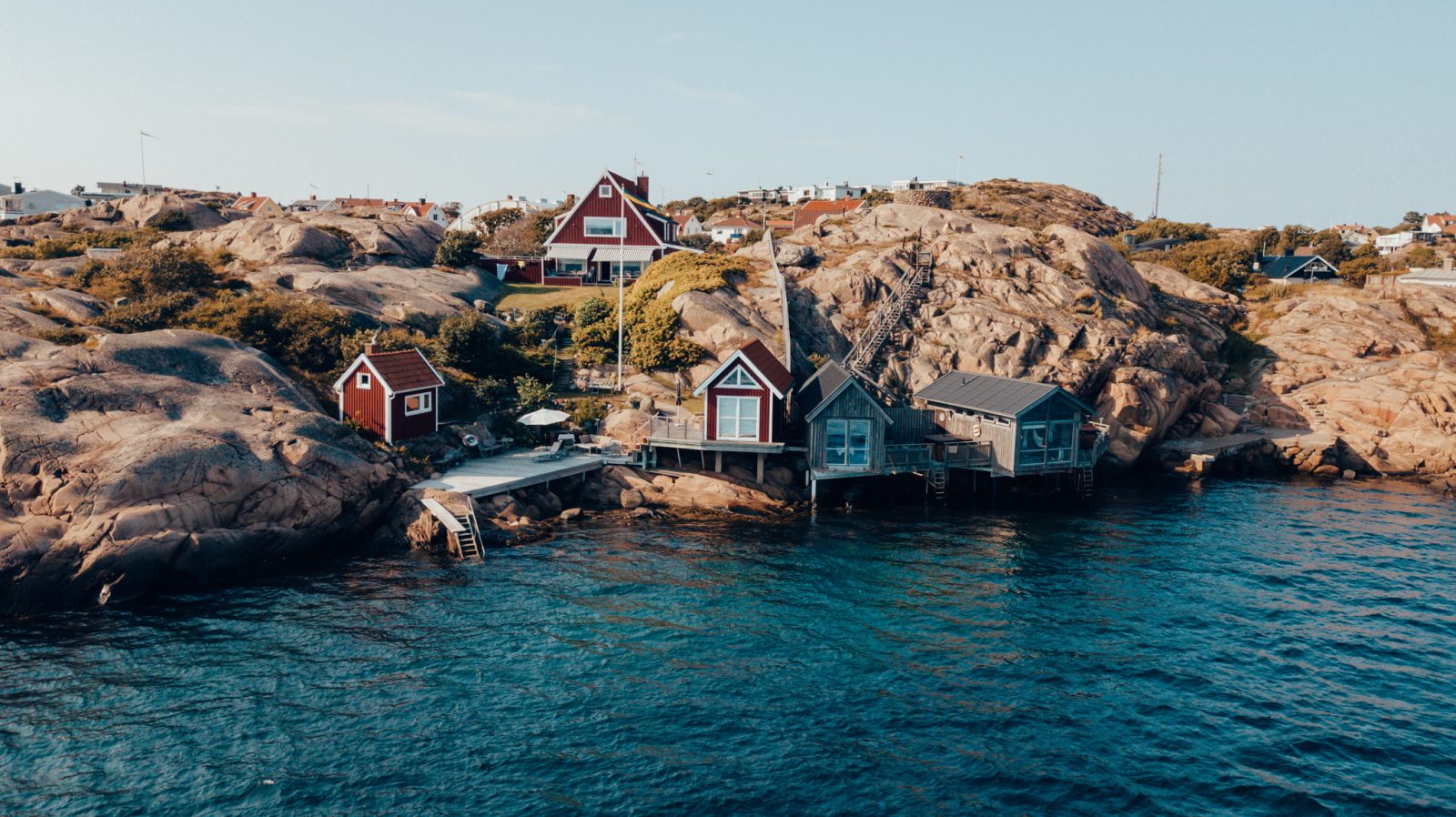 Lysekil+Strandflickorna+Havshotell+Hotel+View+West+Coast+Sweden+Road+Trip+Dji+Drone