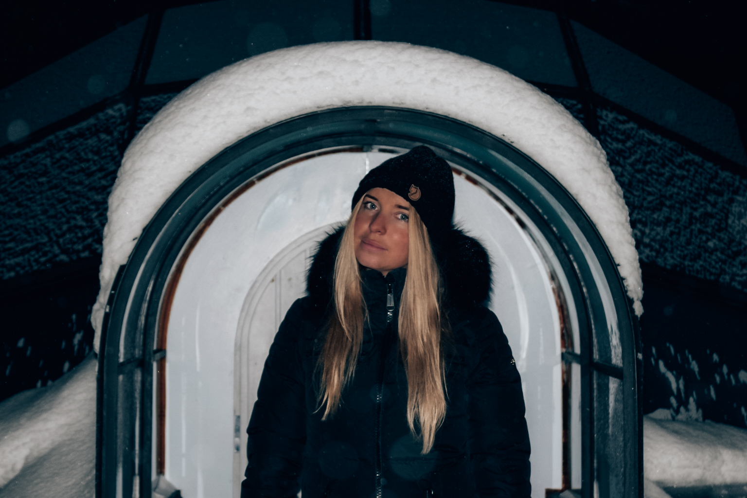 Kakslauttanen arctic resort glass igloo east village