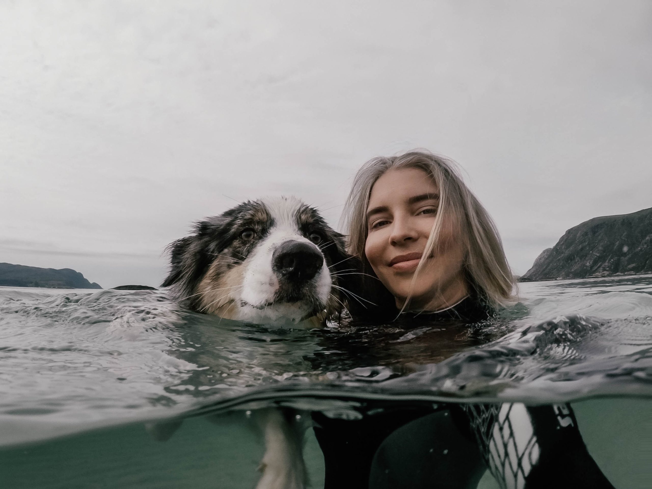 Grotlesanden+Dog+GoPro+Selfie+Beach+Norway