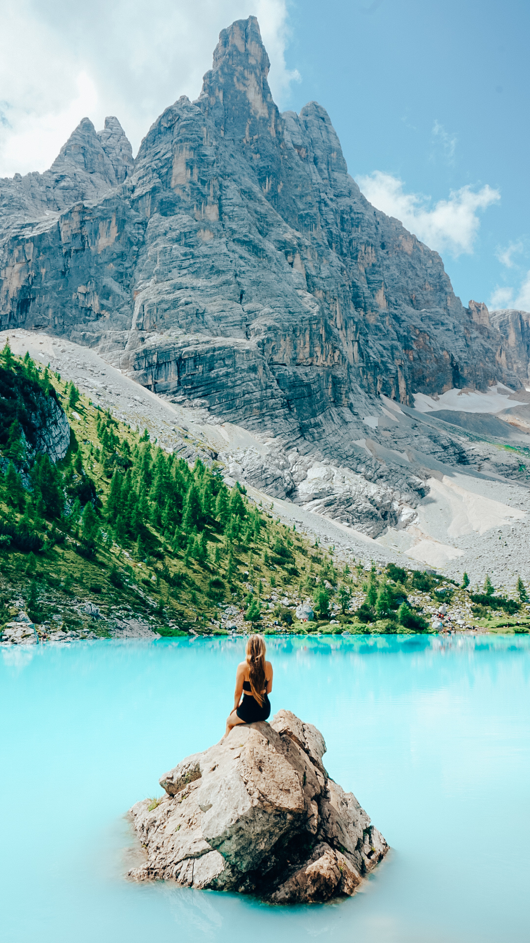 Lago di Sorapis + Lake Sorapis + Cortina d Ampezzo + Dolomites Italy + Dolomites + Italy Alps + Italy + Hiking Lago di Sorapis