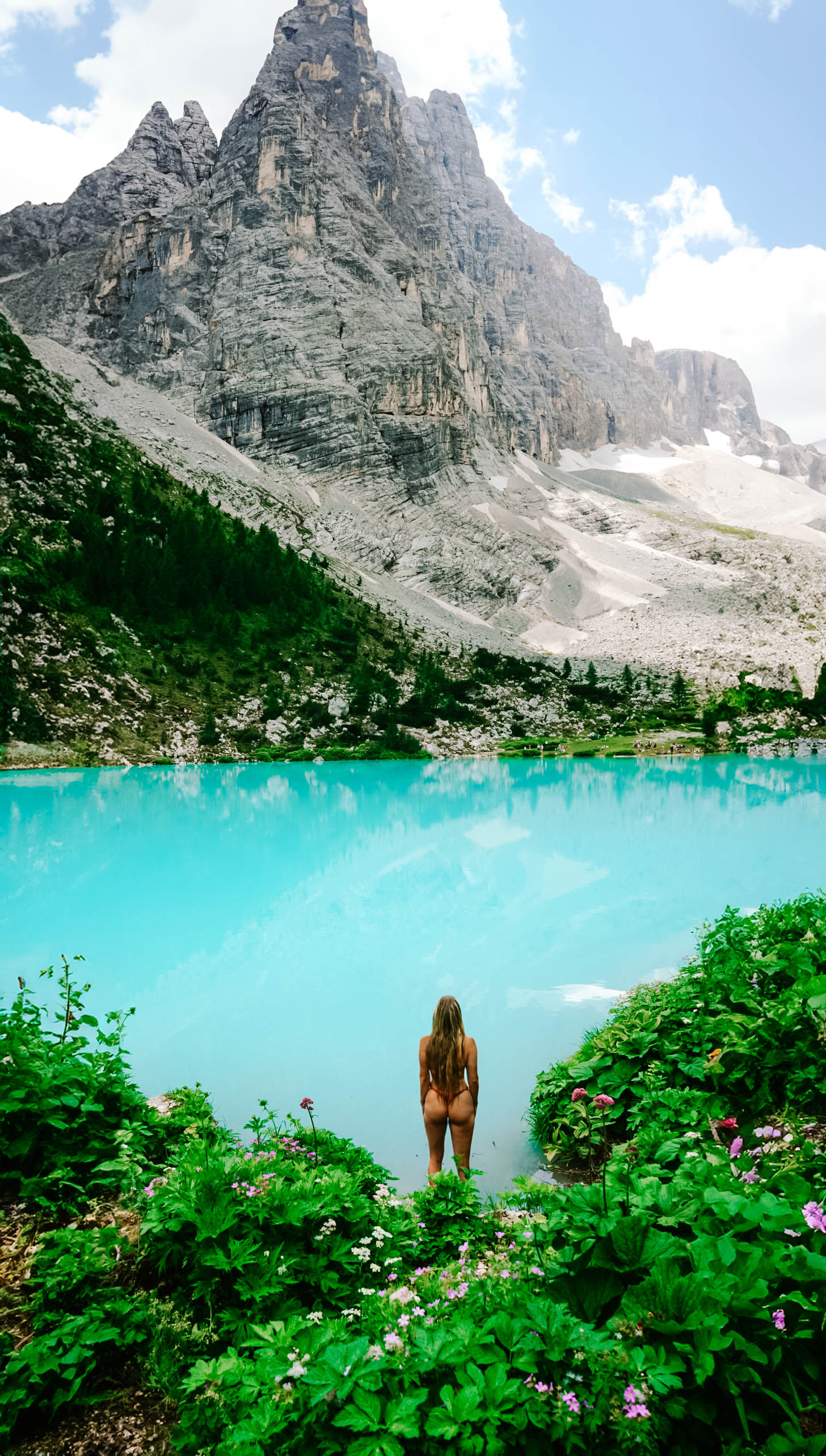 Lago di Sorapis + Lake Sorapis + Cortina d Ampezzo + Dolomites Italy + Dolomites + Italy Alps + Italy + Hiking Lago di Sorapis