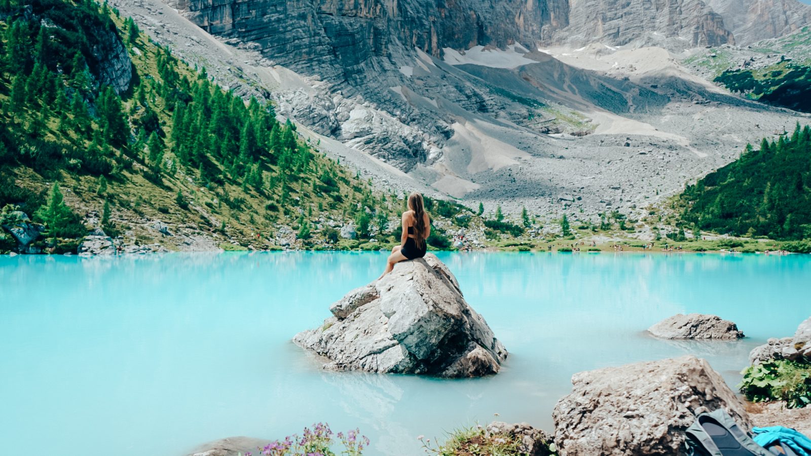 Lago di Sorapis + Lake Sorapis + Cortina d Ampezzo + Dolomites Italy + Dolomites + Italy Alps + Italy + Hiking Lago di Sorapis