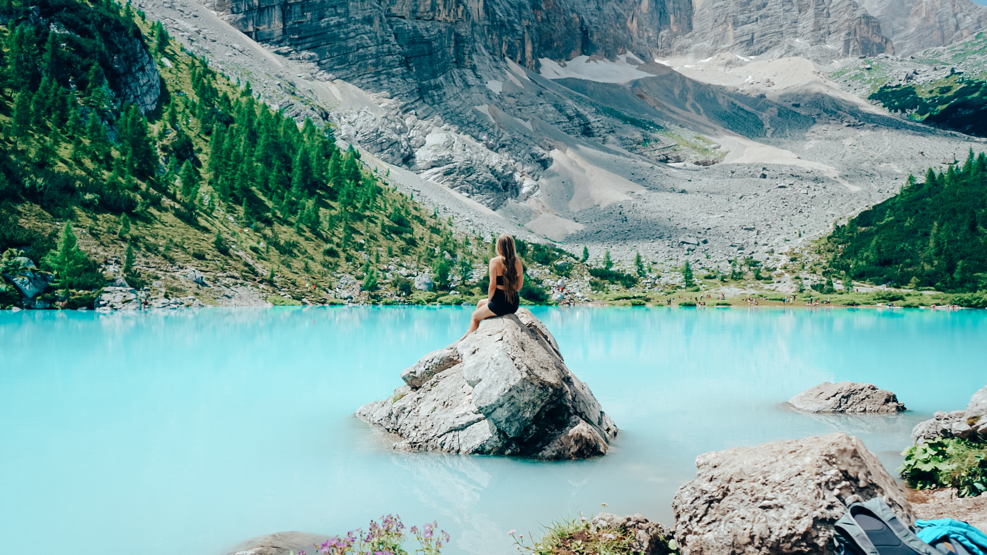 Lago di Sorapis + Lake Sorapis + Cortina d Ampezzo + Dolomites Italy + Dolomites + Italy Alps + Italy + Hiking Lago di Sorapis